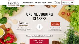 escoffier student login